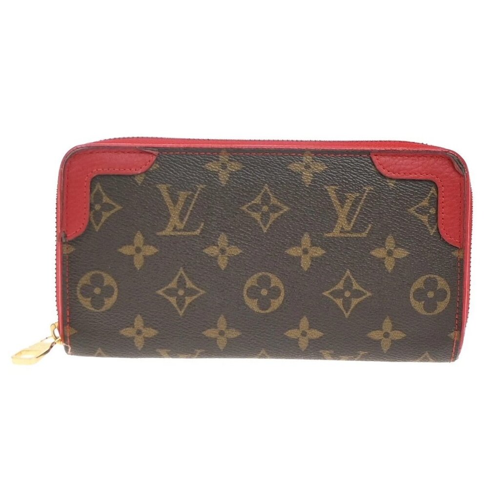 LOUIS VUITTON Zippy Retiro Long Zip Around Wallet Monogram BN RD